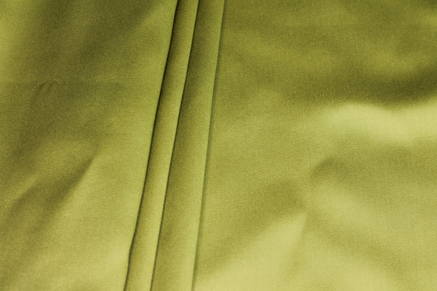 Bamboo and Modal Mix Satin - Lime fabric, image 7 of 7