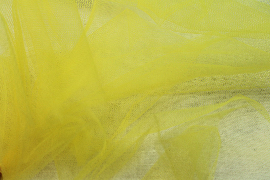 Dress Net - Yellow fabric, image 2 of 6