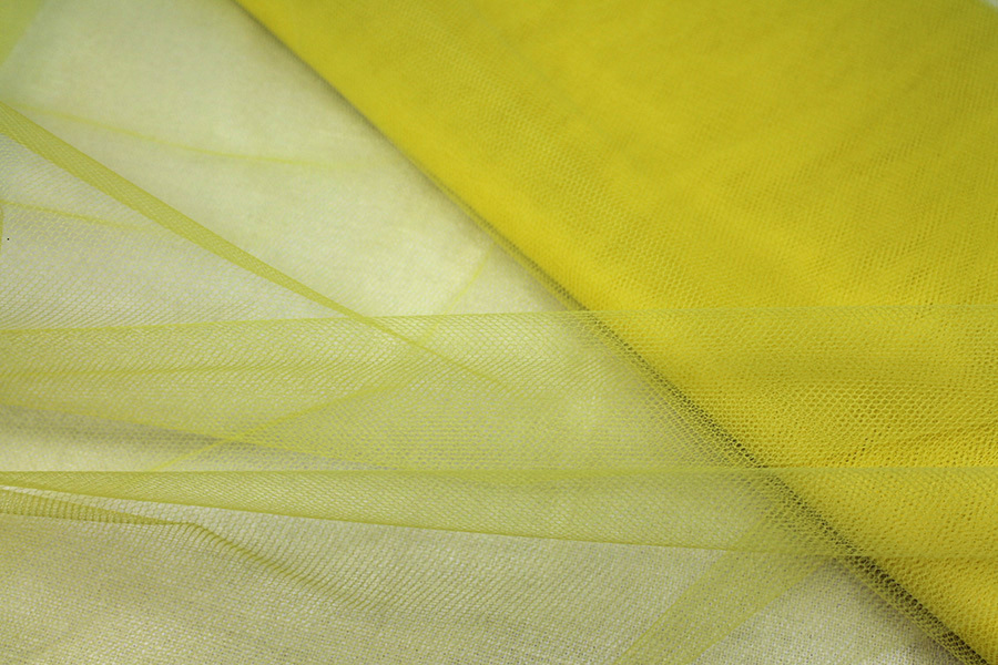 Dress Net - Yellow fabric, image 5 of 6