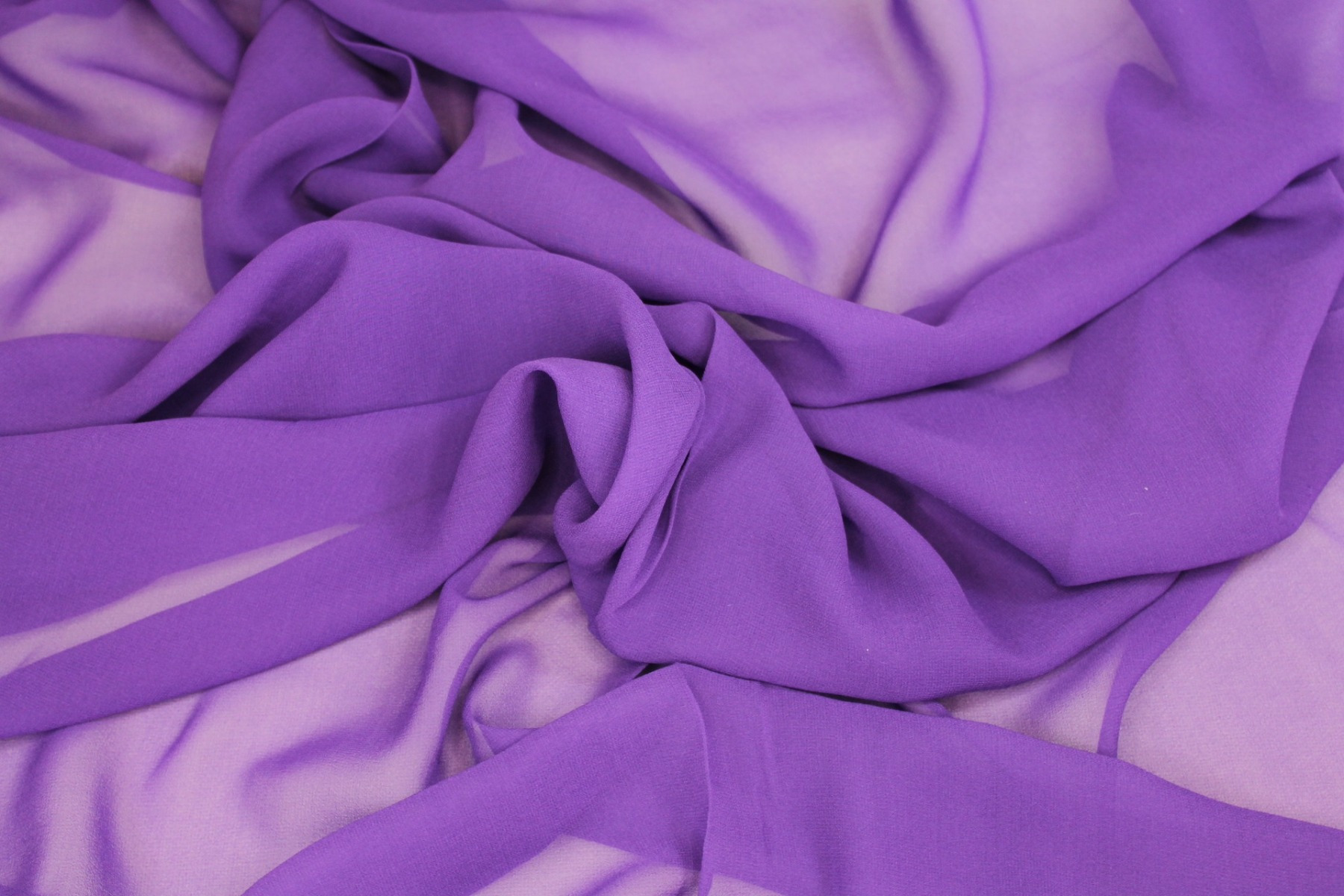 Purple Silk Georgette - 112cm wide fabric, image 2 of 6