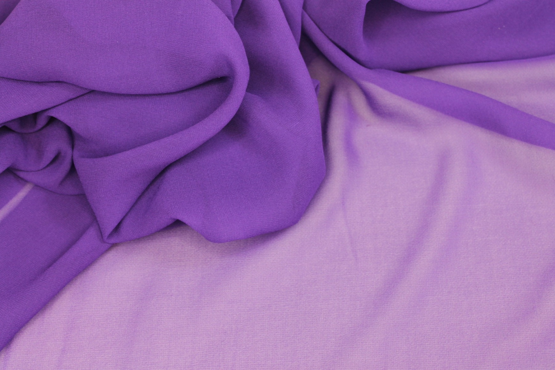 Purple Silk Georgette - 112cm wide fabric, image 5 of 6