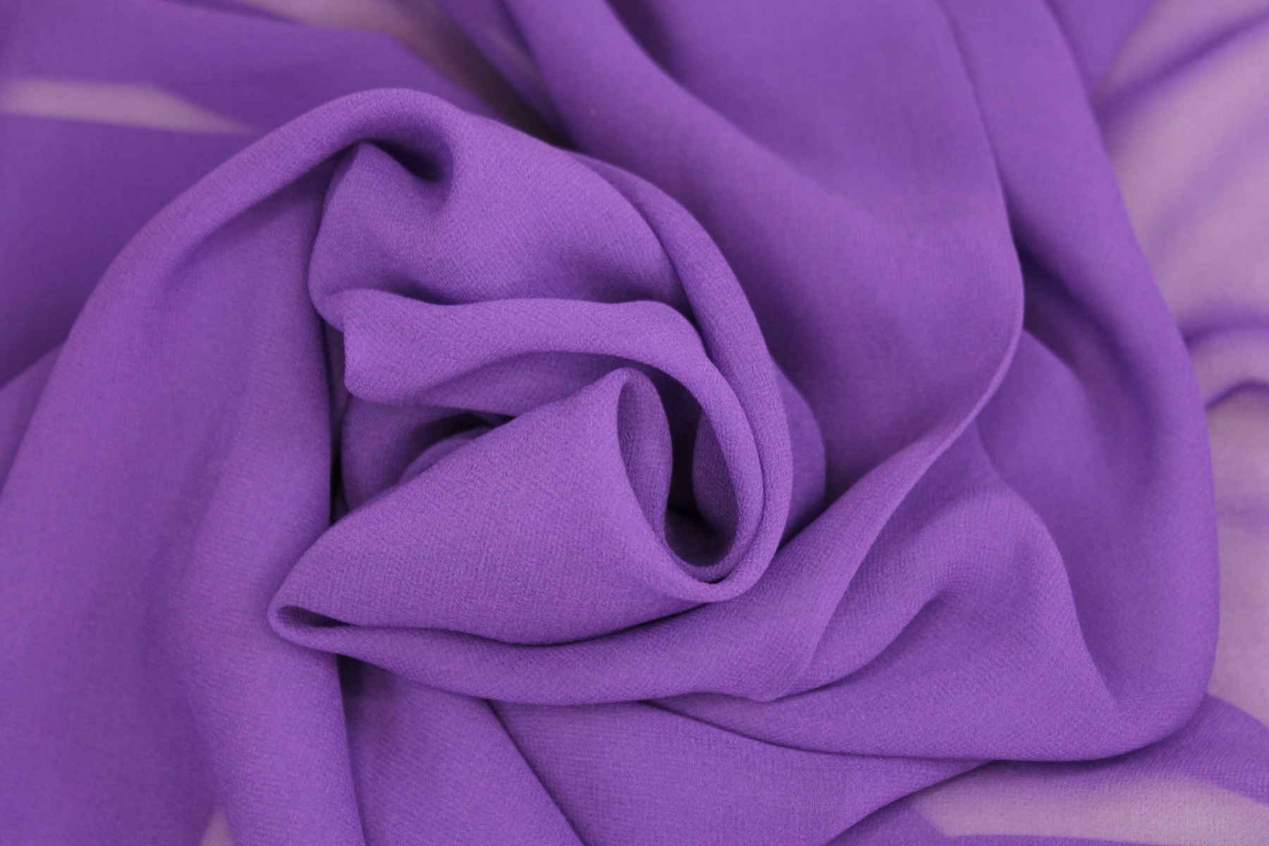 Purple Silk Georgette - 112cm wide fabric