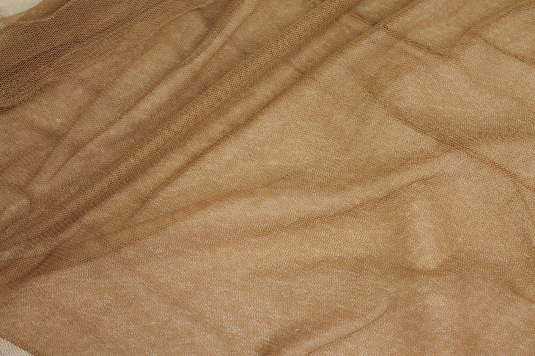 Soft Nylon Tulle - Gingerbread - T63 fabric, image 5 of 5
