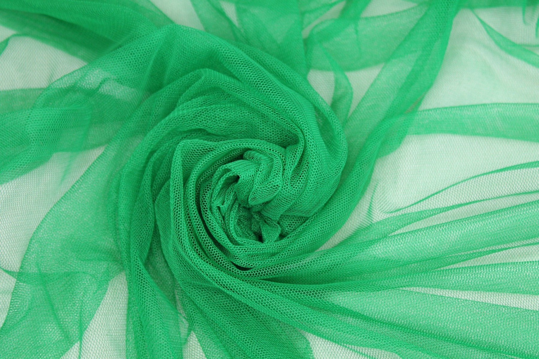 Soft Nylon Tulle - Kelly Green - T62 fabric