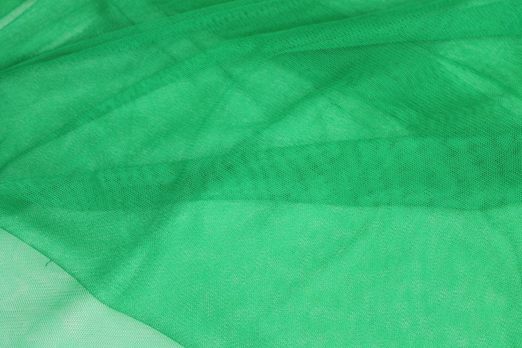 Soft Nylon Tulle - Kelly Green - T62 fabric, image 6 of 6