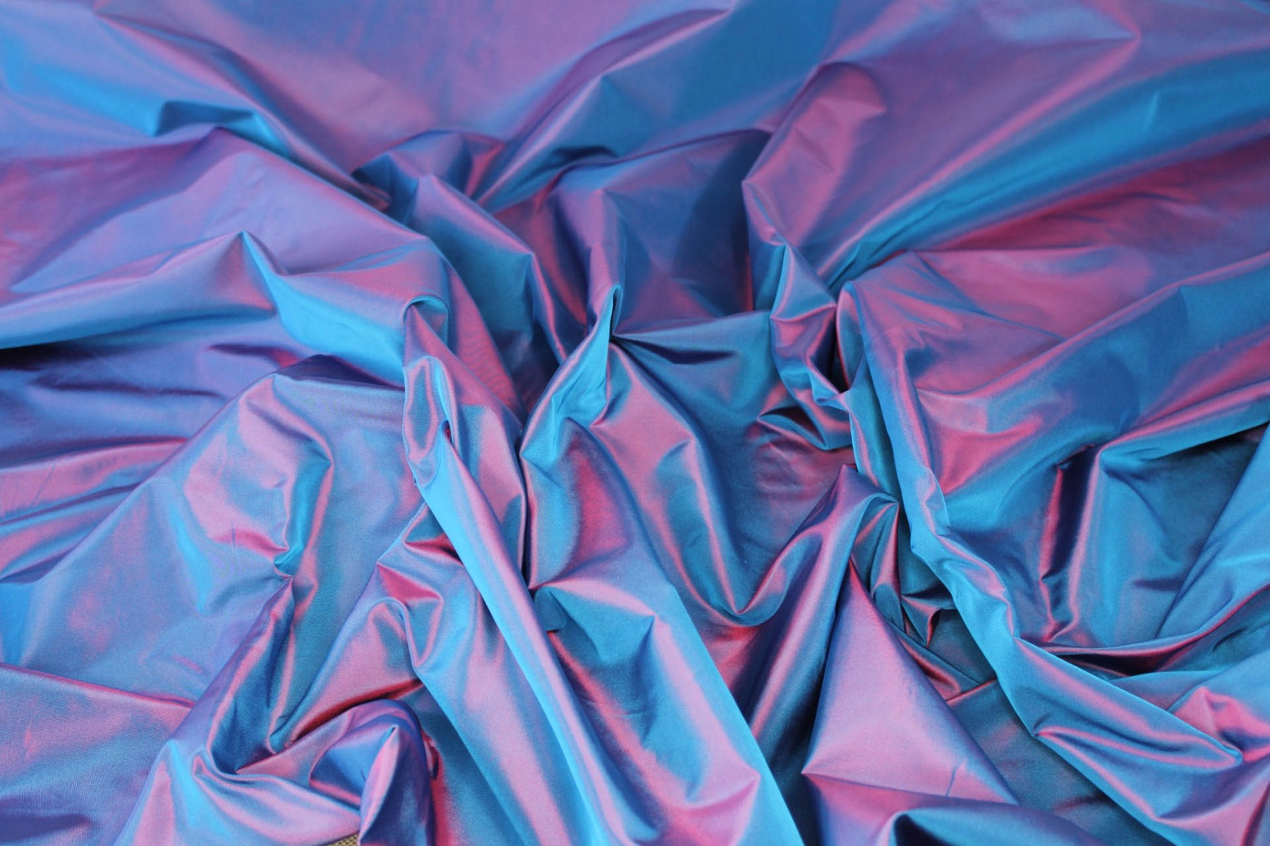 Acetate Taffeta - Blue shot Red fabric, image 2 of 7