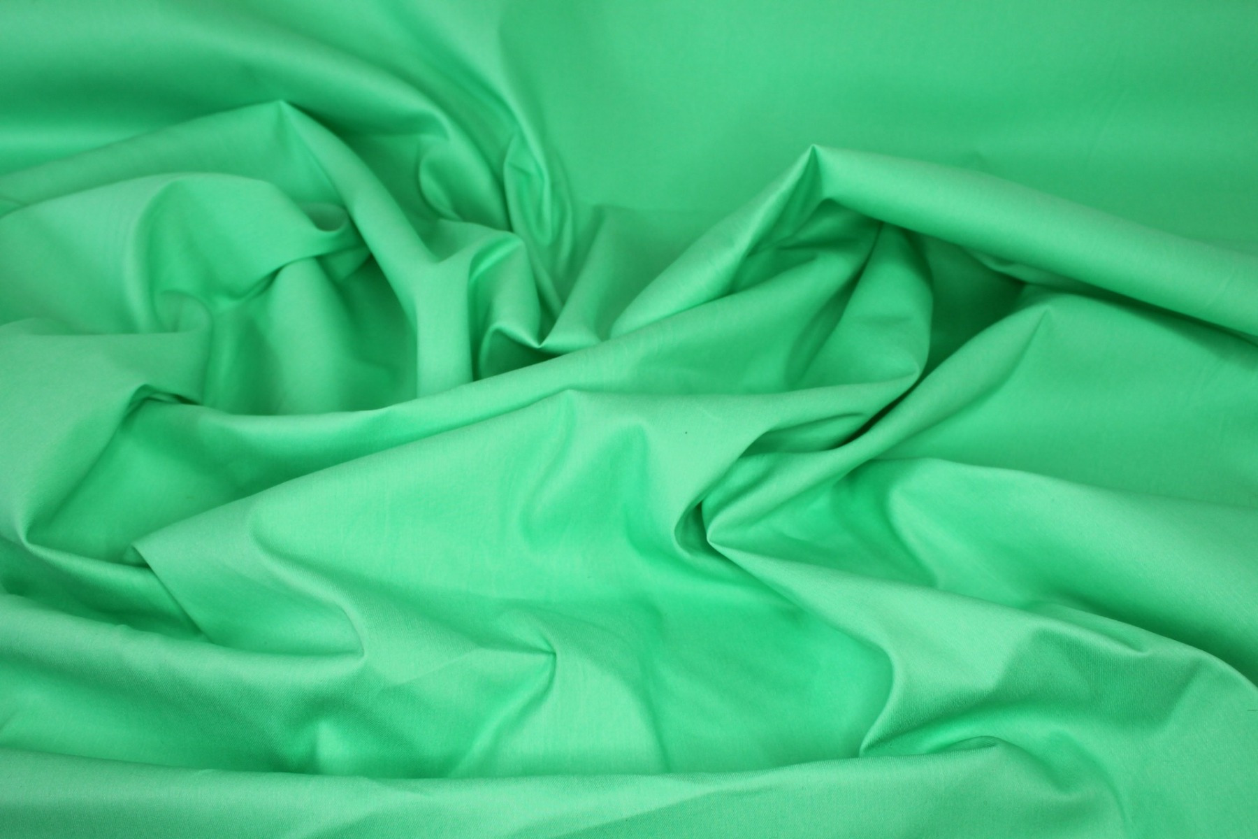 Italian Stretch Denim - Bright Green fabric, image 2 of 6