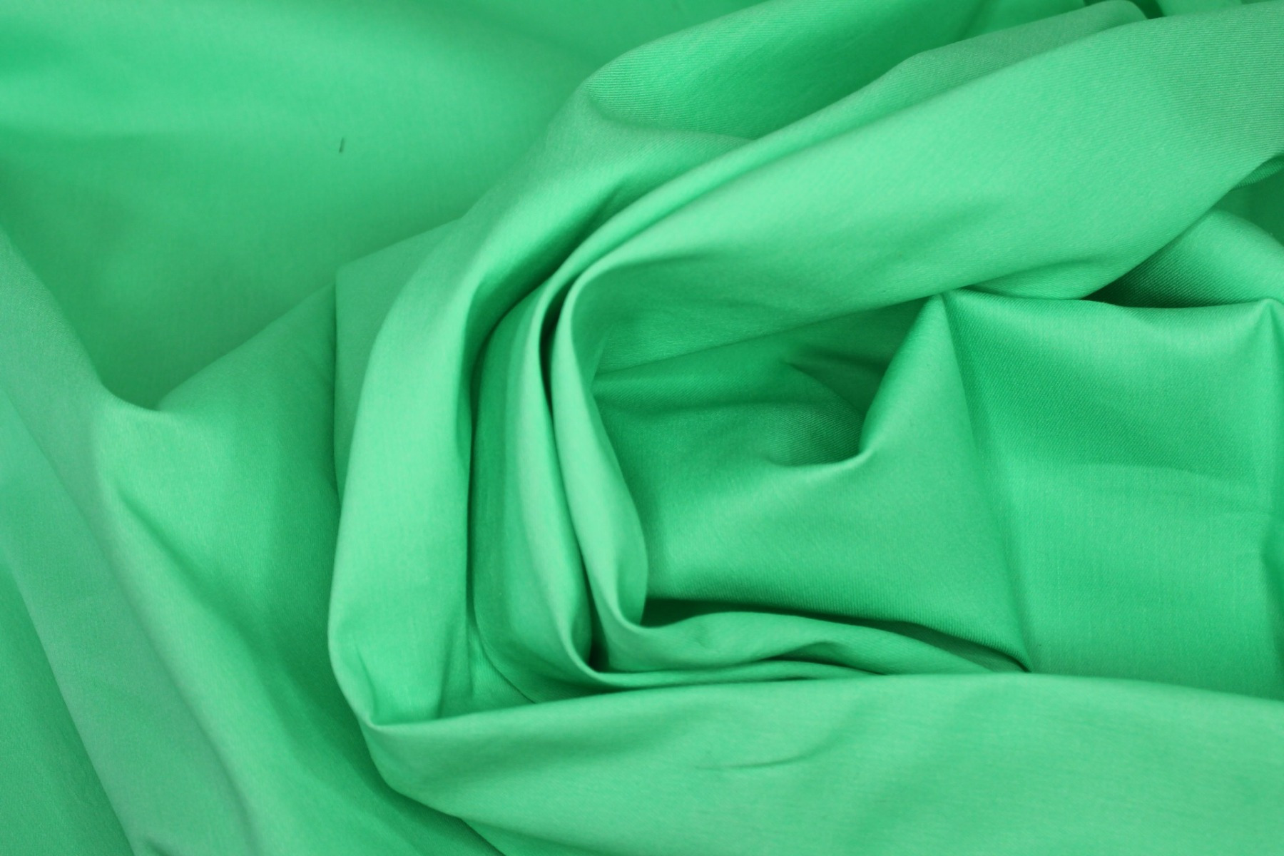 Italian Stretch Denim - Bright Green fabric