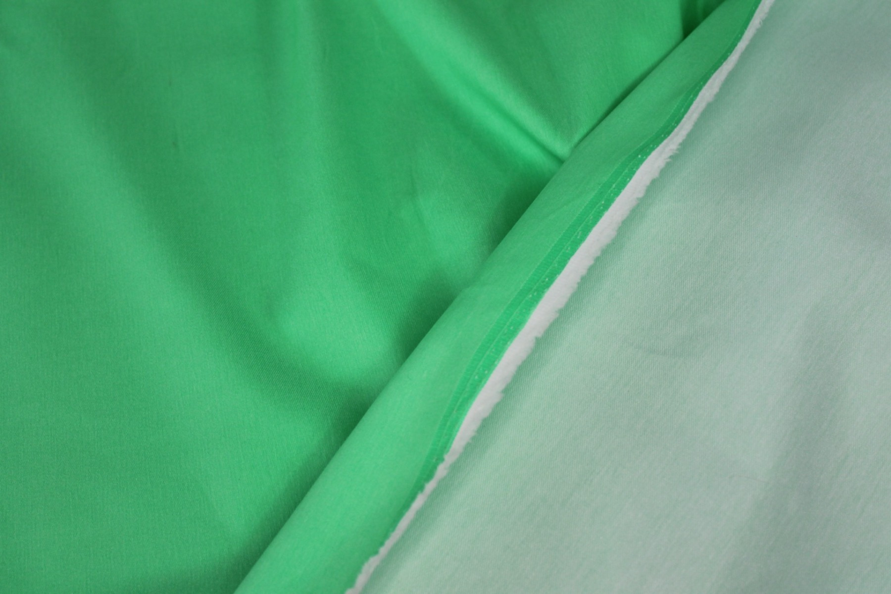 Italian Stretch Denim - Bright Green fabric, image 5 of 6