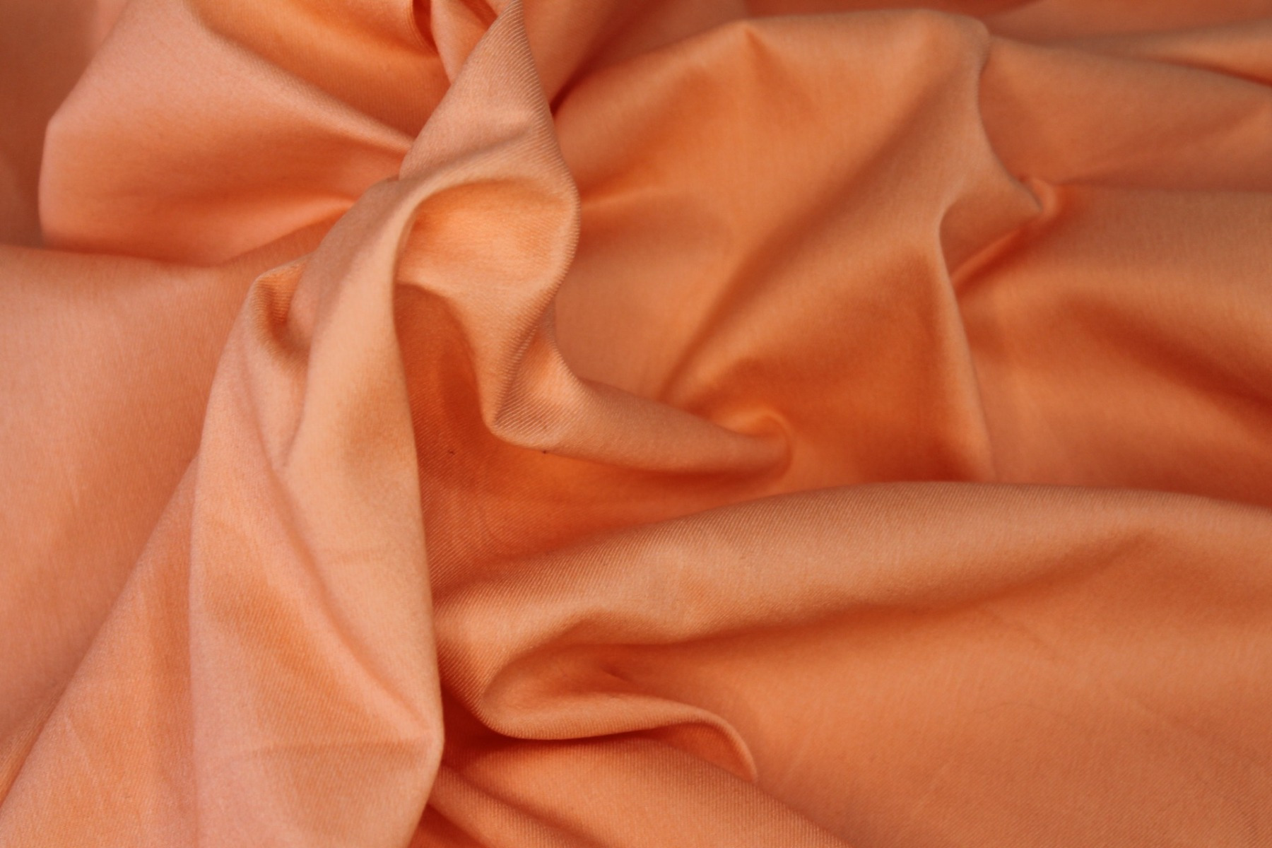 Italian Stretch Denim - Pale Orange fabric, image 3 of 6