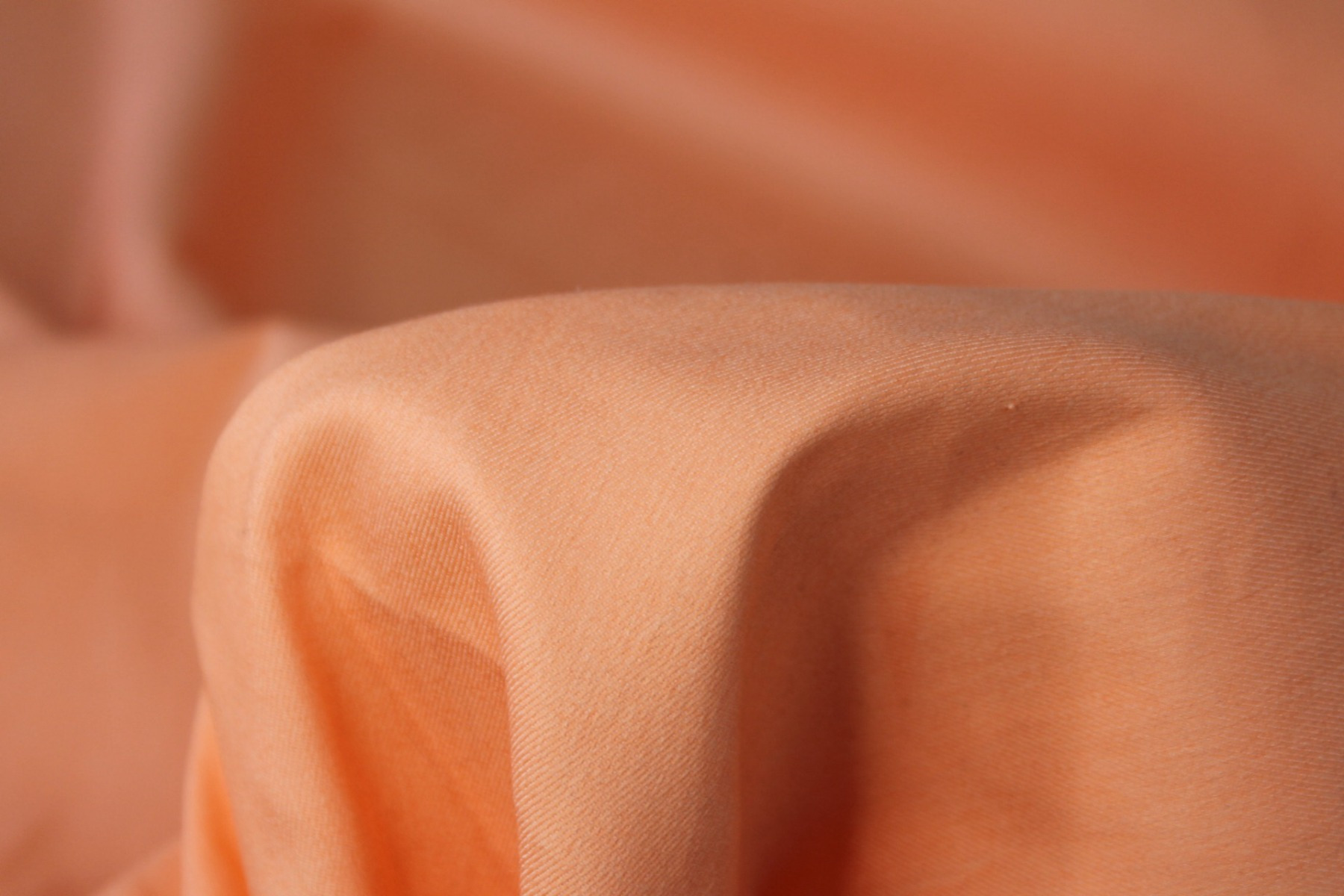 Italian Stretch Denim - Pale Orange fabric, image 4 of 6