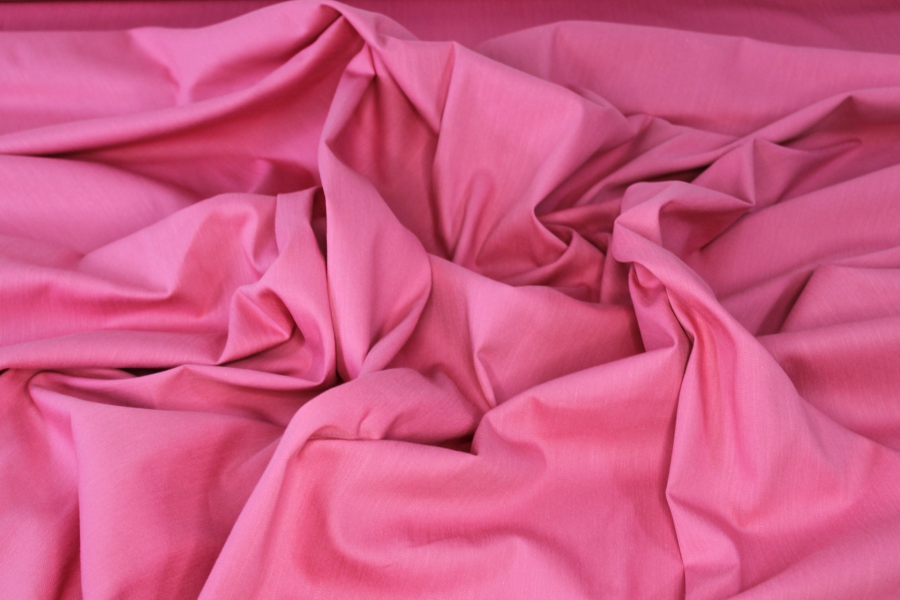 Italian Stretch Denim - Watermelon Pink fabric, image 2 of 6