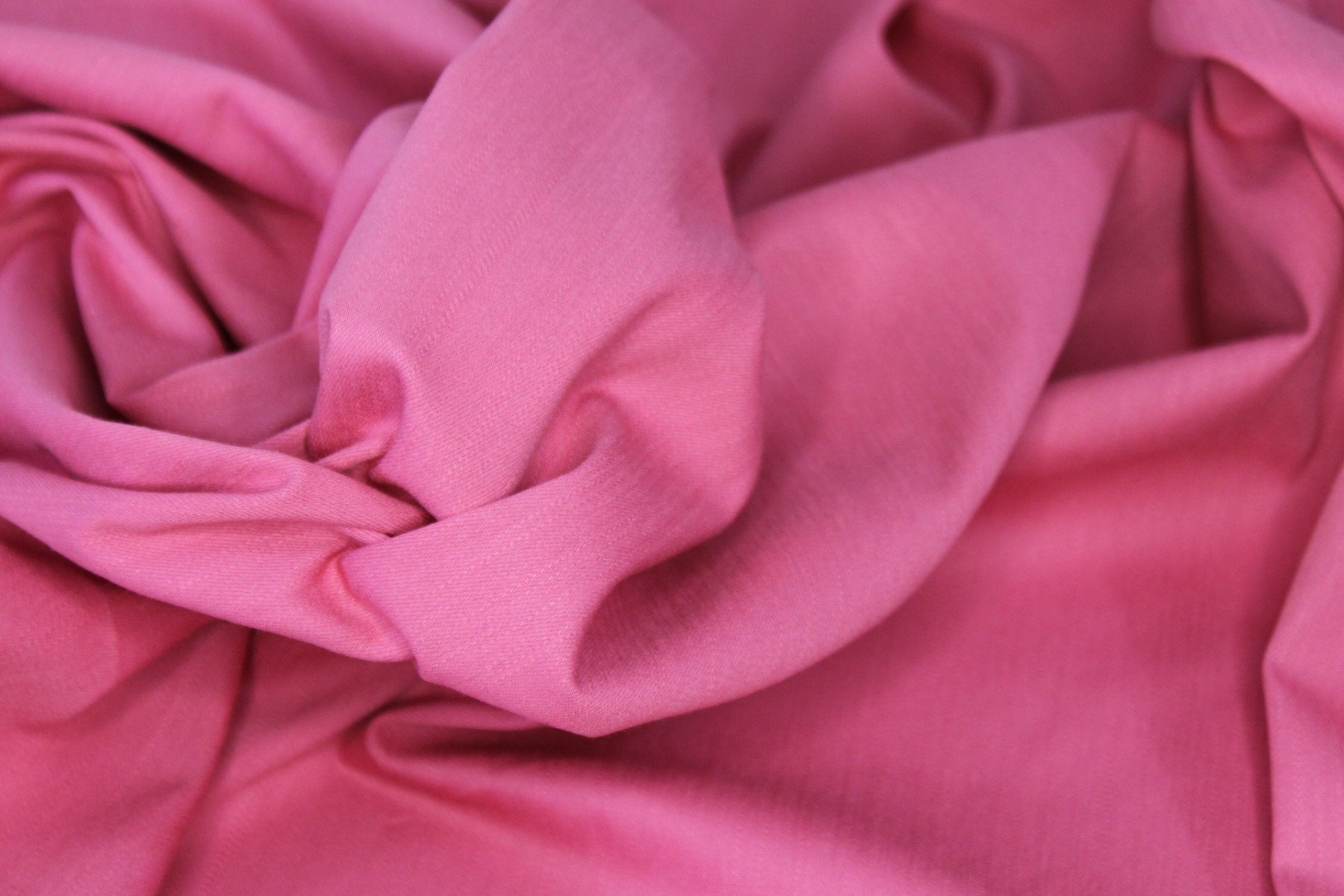 Italian Stretch Denim - Watermelon Pink fabric, image 3 of 6