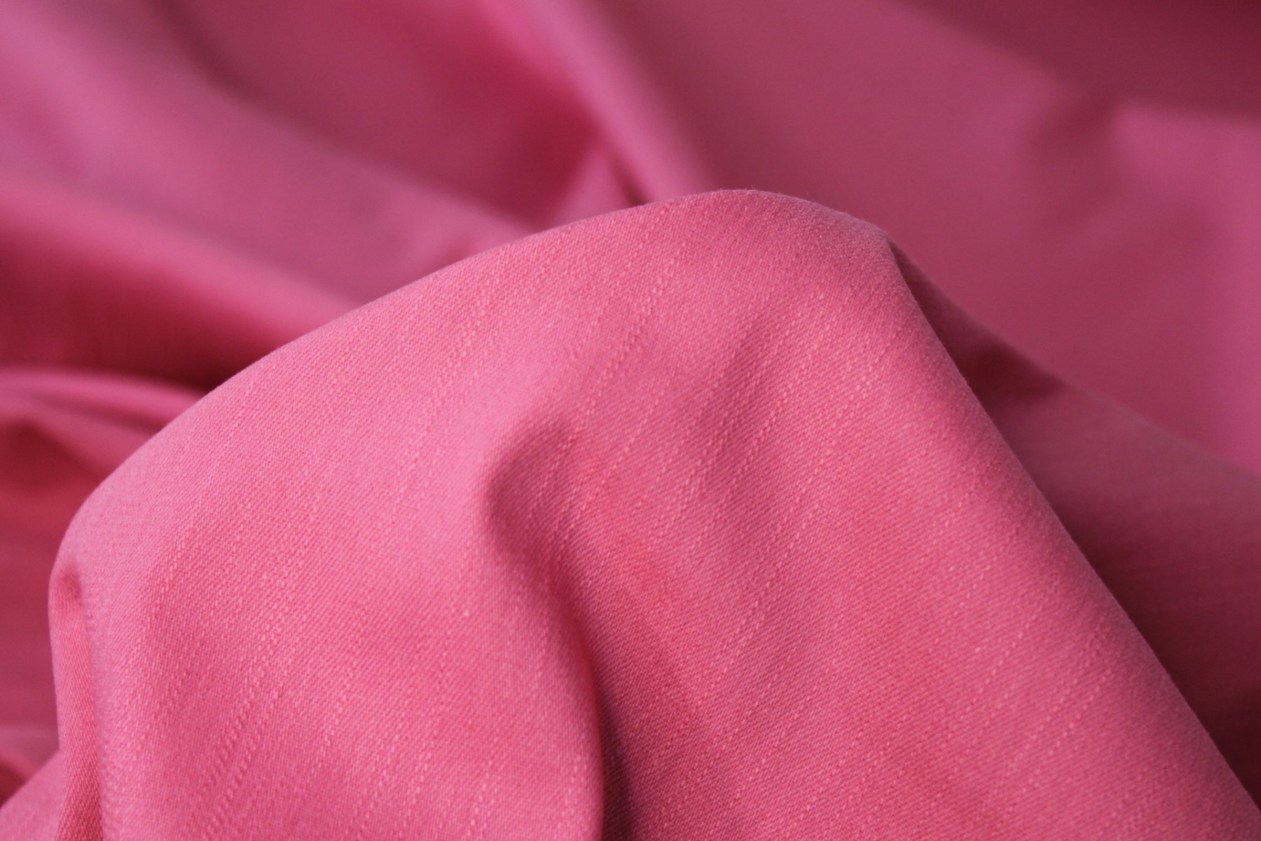 Italian Stretch Denim - Watermelon Pink fabric, image 4 of 6