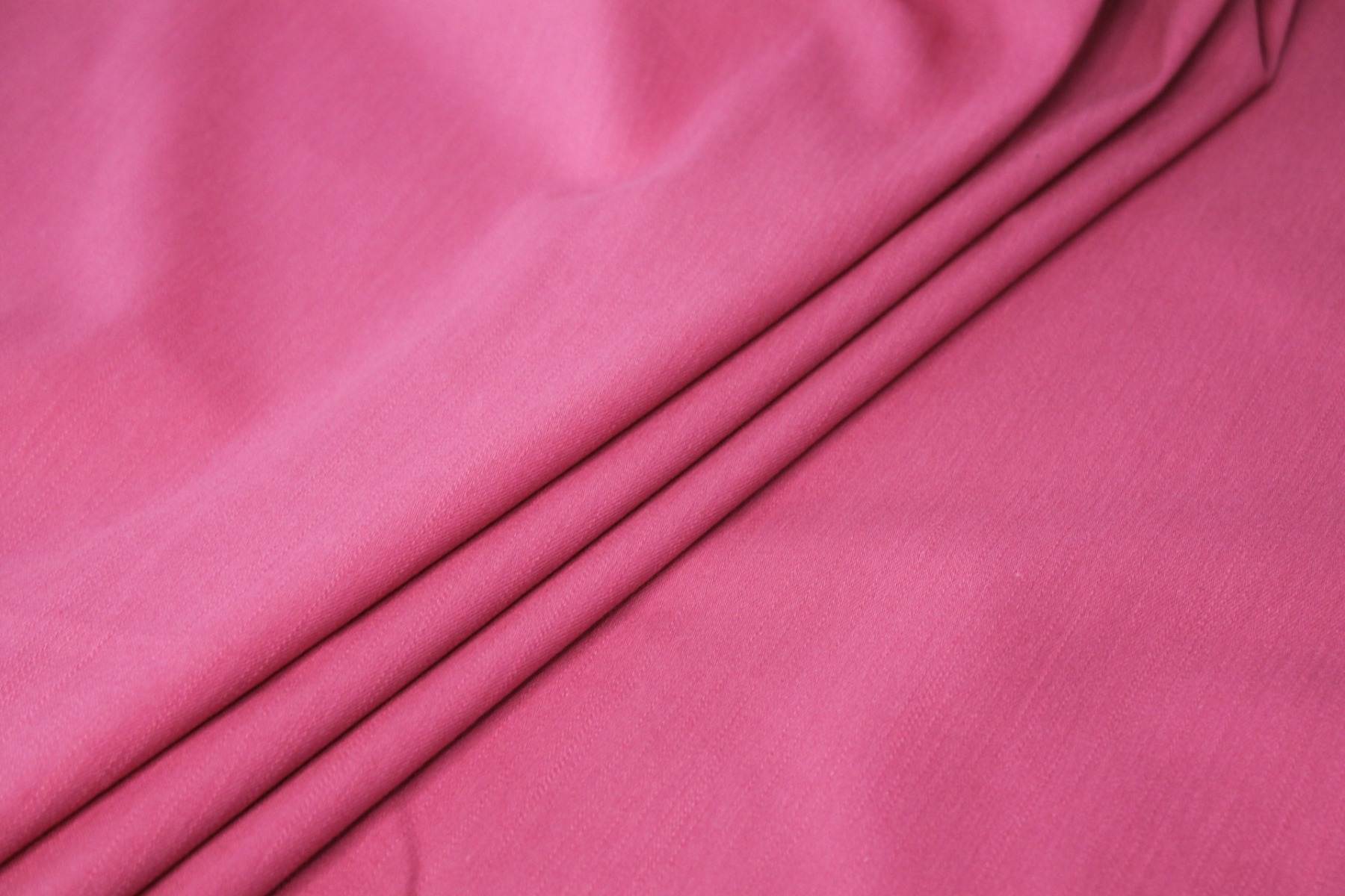 Italian Stretch Denim - Watermelon Pink fabric, image 5 of 6