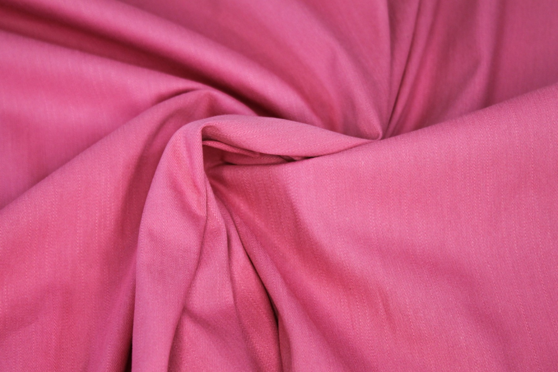 Italian Stretch Denim - Watermelon Pink fabric