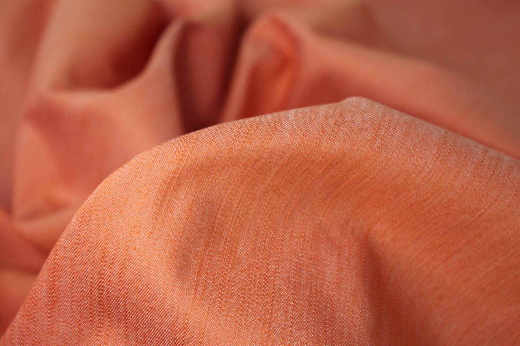 Italian Stretch Denim - Orange fabric, image 4 of 6