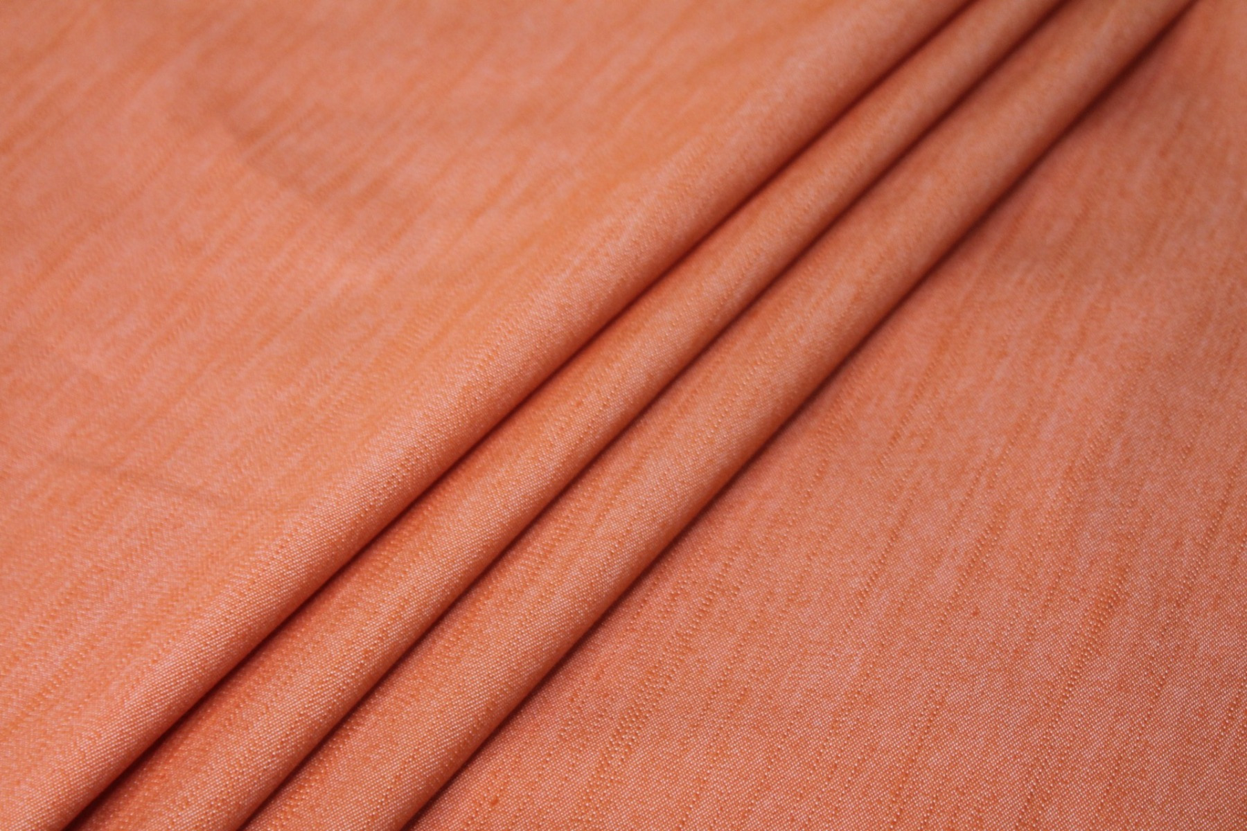 Italian Stretch Denim - Orange fabric, image 5 of 6