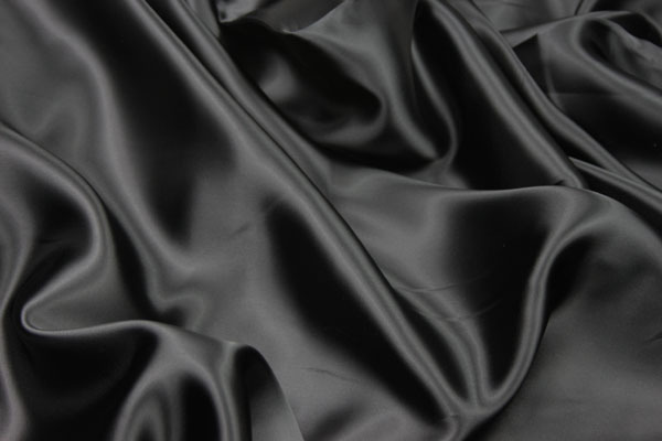 Black Viscose Satin Lining fabric