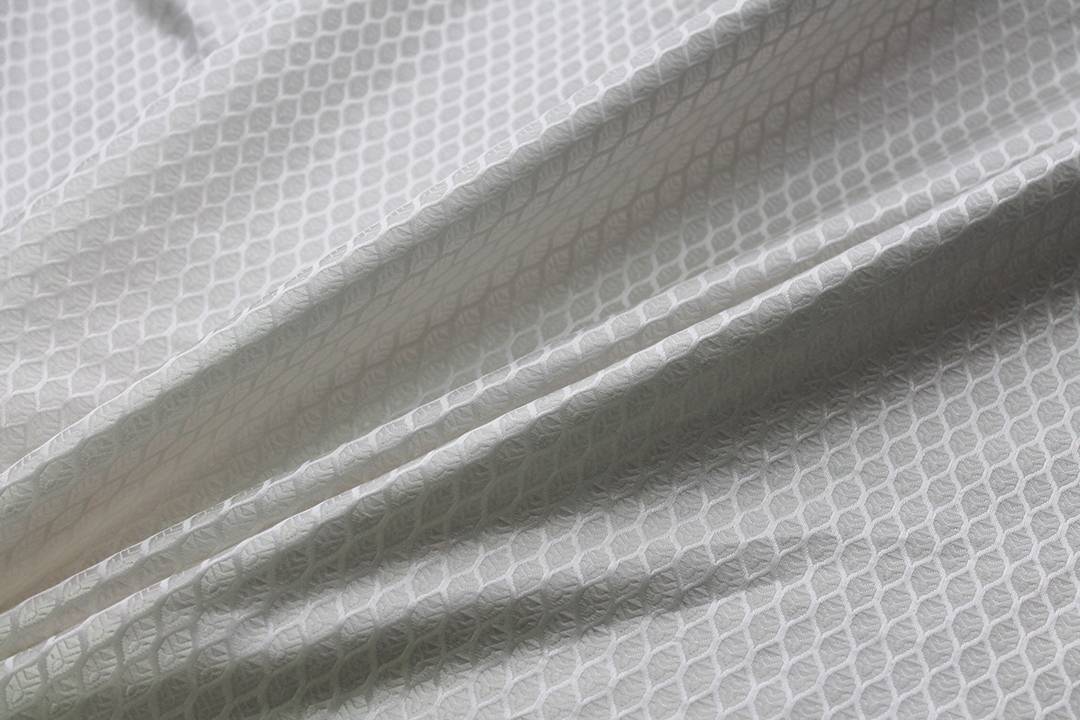 Banaras Brocade - Ivory / Ivory Leaves fabric, image 3 of 5