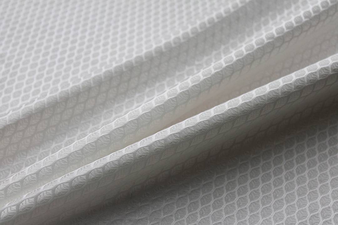 Banaras Brocade - Ivory / Ivory Leaves fabric