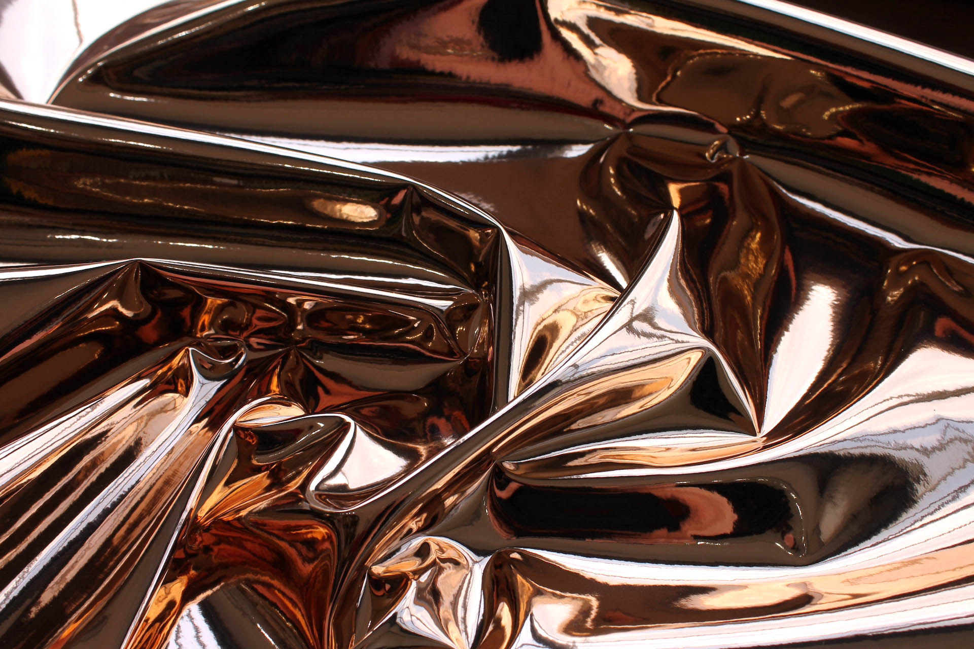 Mirror Finish Leatherette - Rose Gold fabric, image 4 of 4