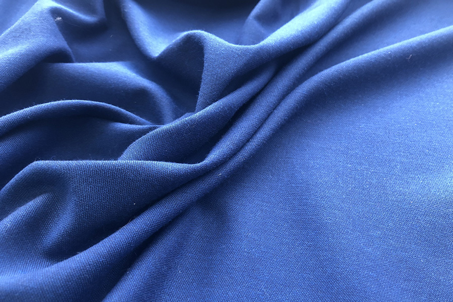 Lightweight Wool Mohair Suiting - Royal Blue Tonic fabric, image 6 of 8