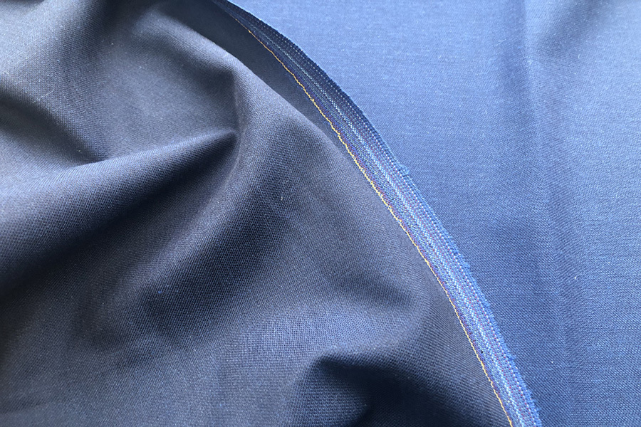 Lightweight Wool Mohair Suiting - Royal Blue Tonic fabric, image 5 of 8