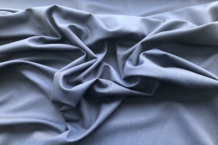 Lightweight Wool Mohair Suiting - Royal Blue Tonic fabric, image 2 of 8