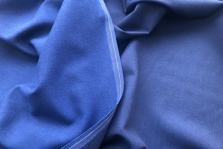 Lightweight Wool Mohair Suiting - Royal Blue Tonic fabric, image 8 of 8