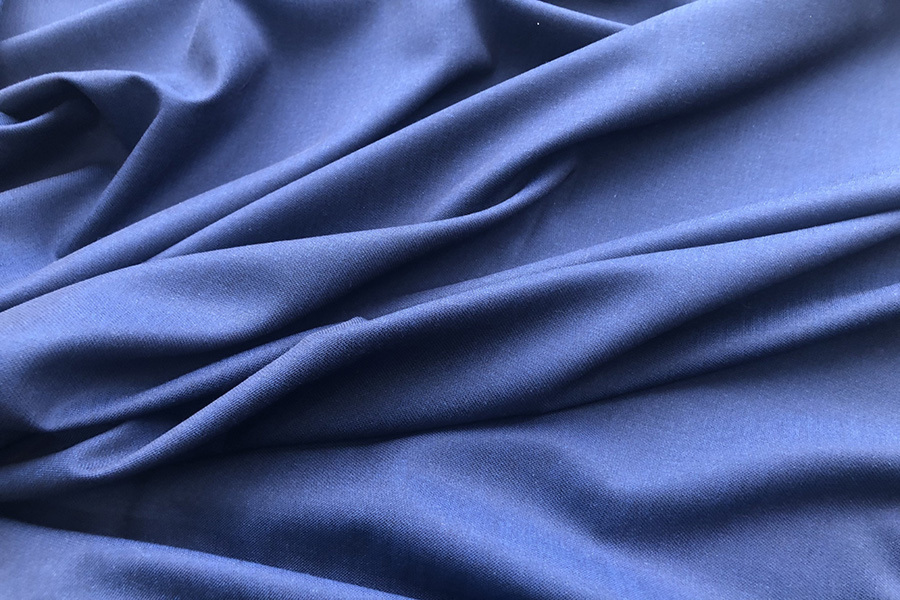 Lightweight Wool Mohair Suiting - Royal Blue Tonic fabric, image 7 of 8