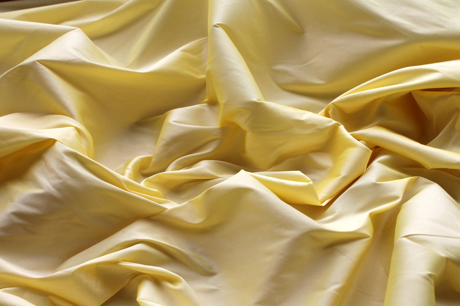 Poly Taffeta - Pale Yellow fabric, image 2 of 5