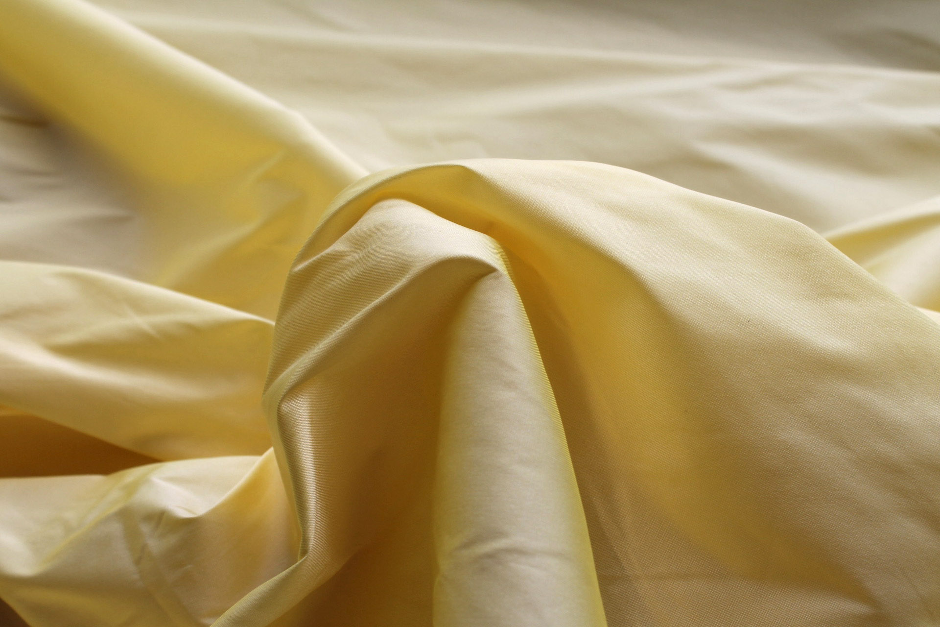 Poly Taffeta - Pale Yellow fabric, image 3 of 5