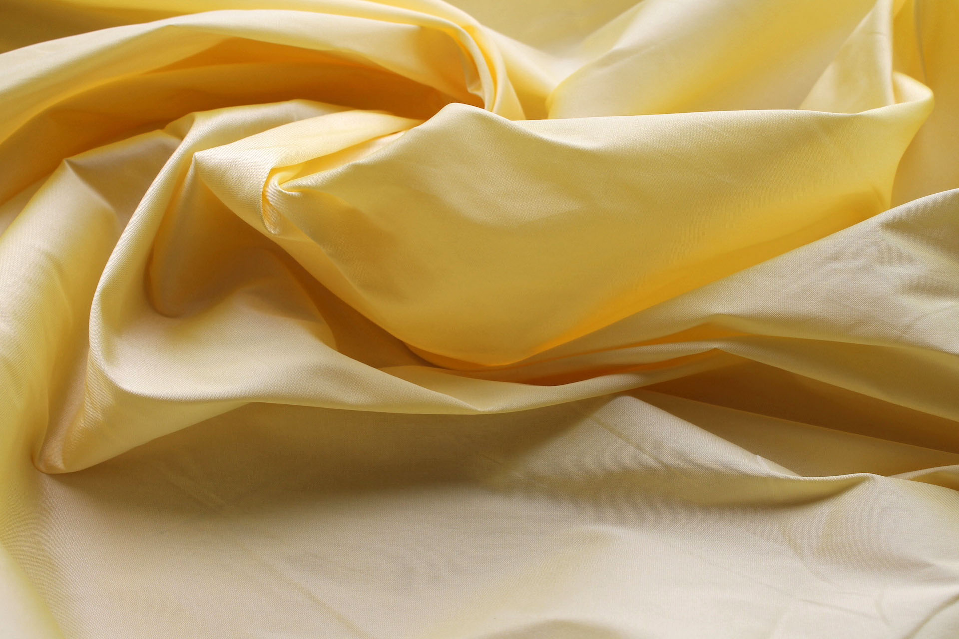 Poly Taffeta - Pale Yellow fabric, image 4 of 5