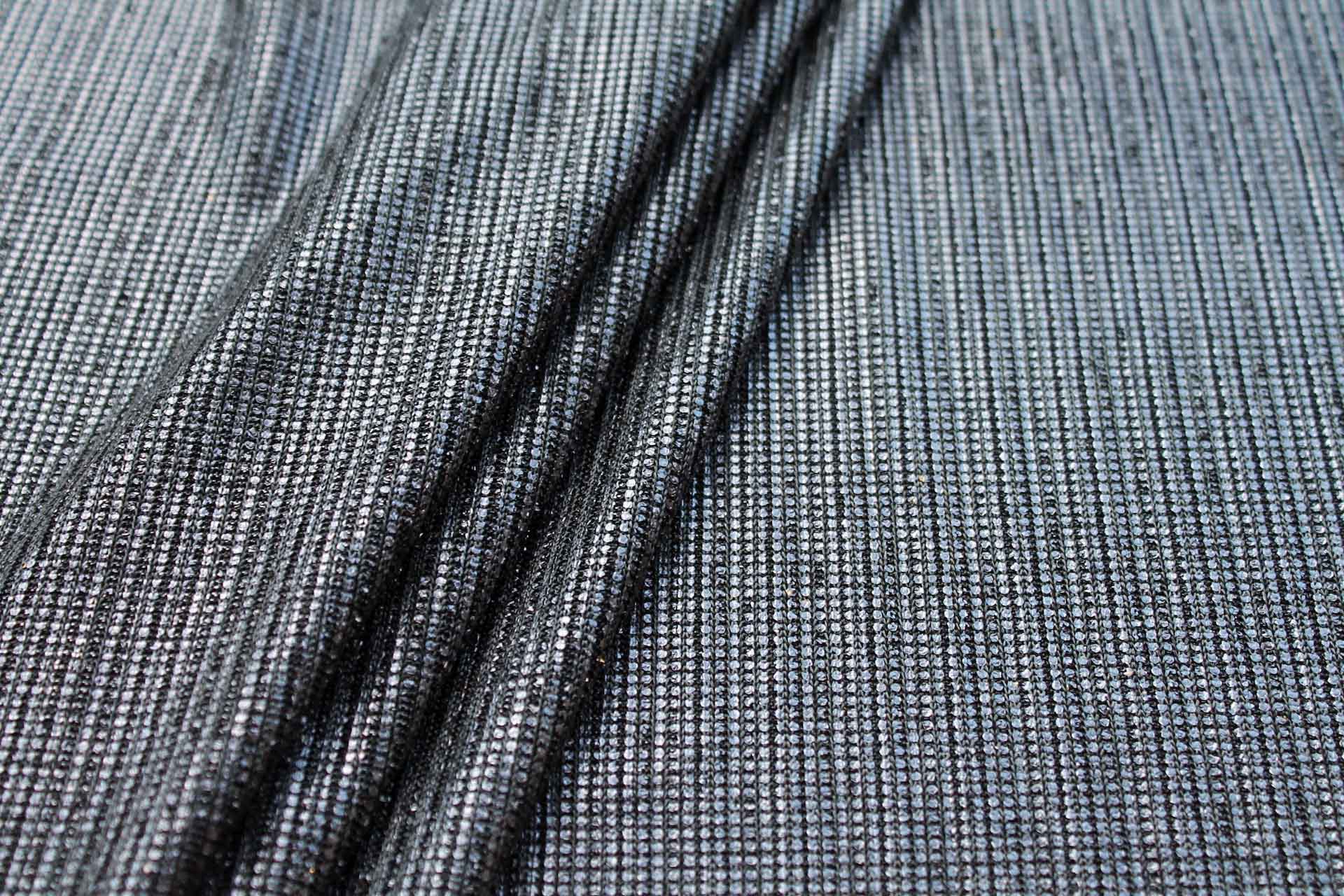 Foiled Texture Jersey in Gunmetal fabric, image 4 of 5