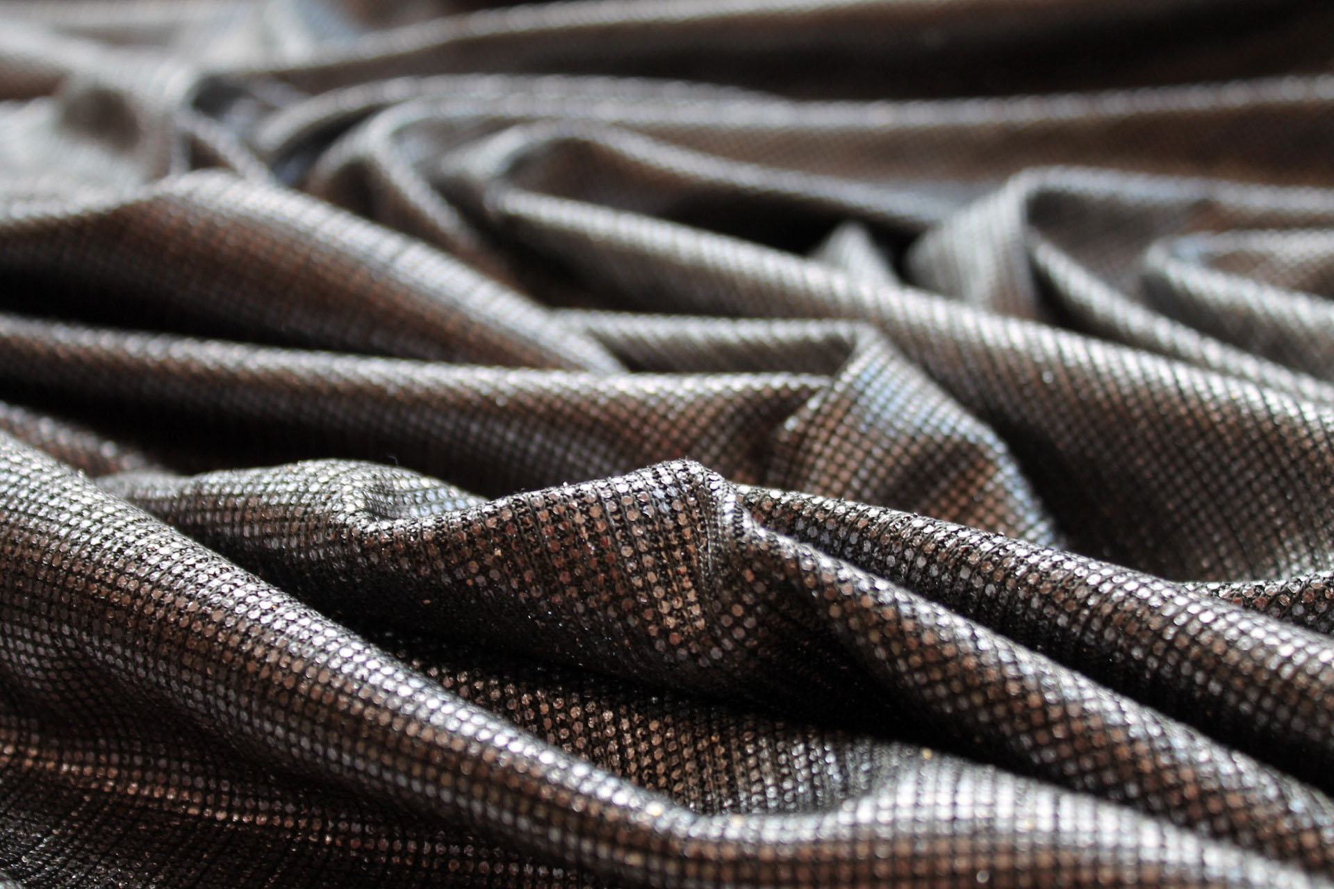 Foiled Texture Jersey in Gunmetal fabric, image 5 of 5