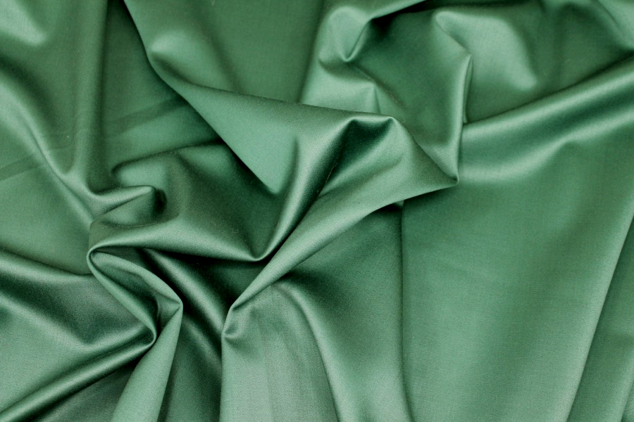 Stretch Wool Venetian - Forest Green fabric, image 6 of 7