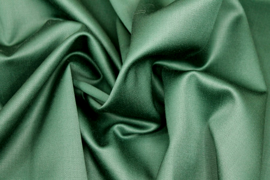 Stretch Wool Venetian - Forest Green fabric, image 5 of 7