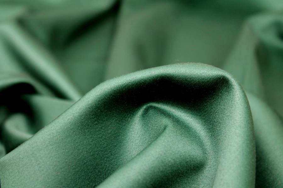 Stretch Wool Venetian - Forest Green fabric, image 2 of 7