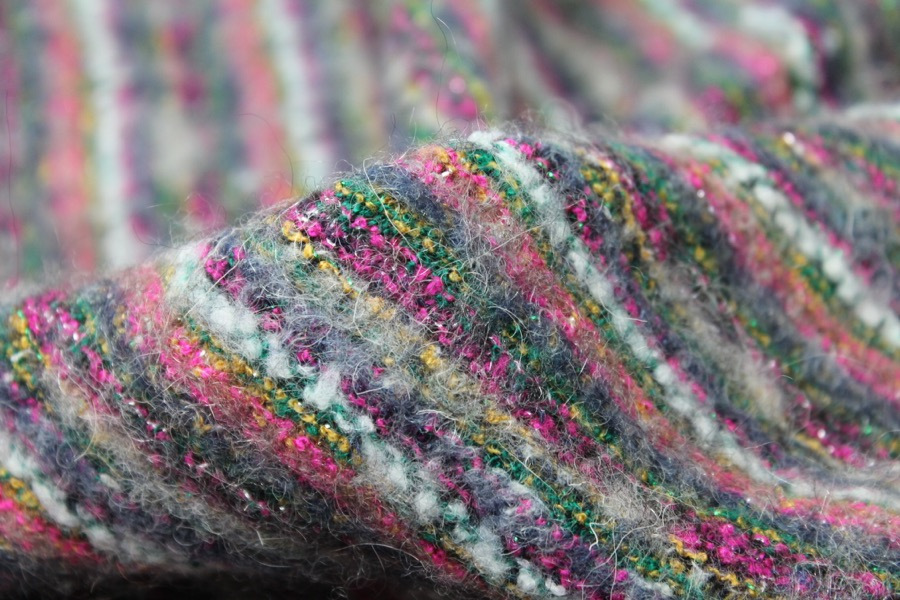 Multi Colour Stripe Knit w/Lurex fabric, image 6 of 7