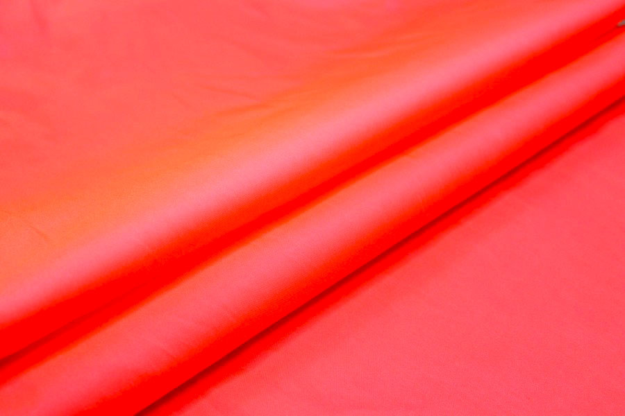 Neon Poly Taffeta - Pink Orange fabric