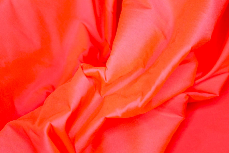 Neon Poly Taffeta - Pink Orange fabric, image 4 of 6