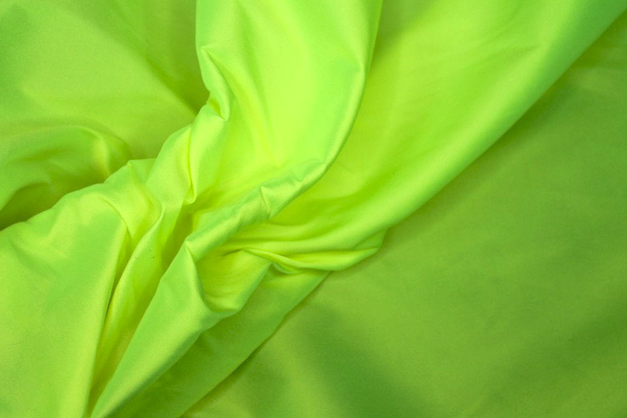 Neon Poly Taffeta - Yellow fabric, image 4 of 6