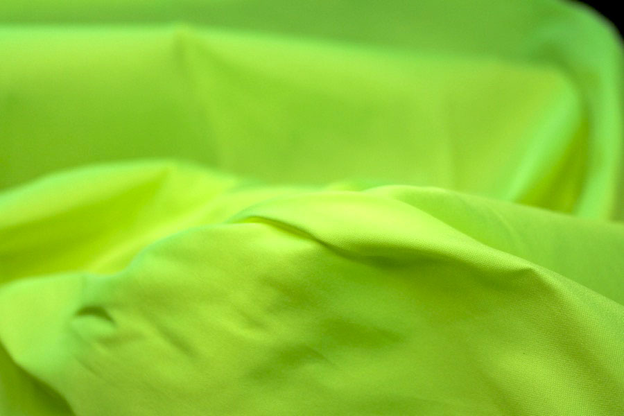 Neon Poly Taffeta - Yellow fabric, image 5 of 6