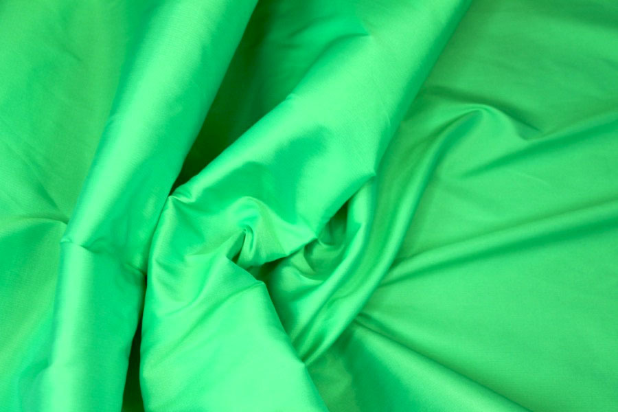 Neon Poly Taffeta - Green fabric, image 3 of 6