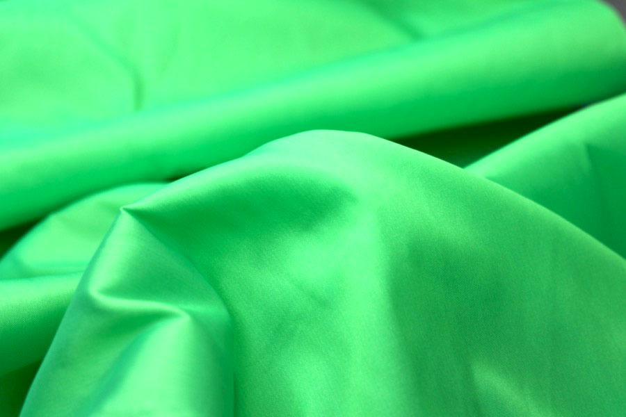 Neon Poly Taffeta - Green fabric, image 6 of 6