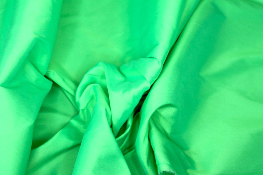 Neon Poly Taffeta - Green fabric, image 5 of 6