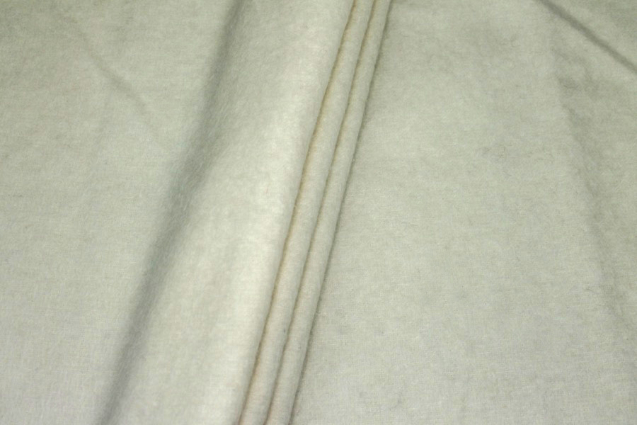 Ivory Fluffy Wool Mohair Blend fabric, image 6 of 6