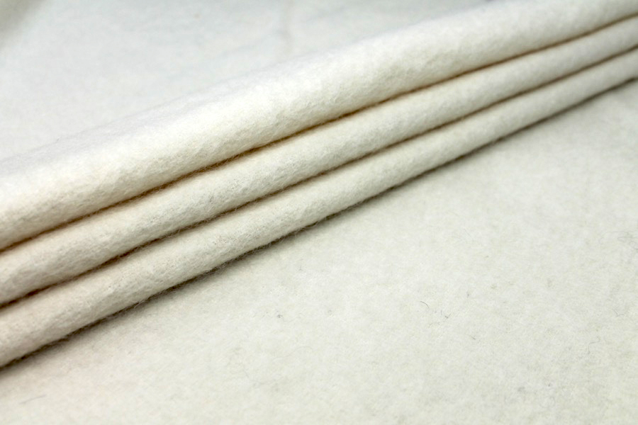 Ivory Fluffy Wool Mohair Blend fabric