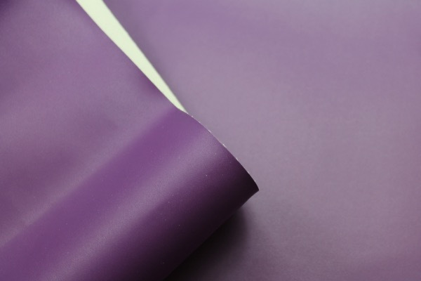 Crisp Matte Leatherette - Purple fabric, image 4 of 5